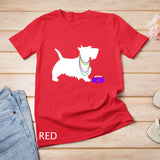 Scottie Scottish Terrier Mardi Gras Dog Party T-Shirt