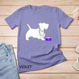 Scottie Scottish Terrier Mardi Gras Dog Party T-Shirt