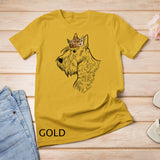 Scottish Terrier Dog Wearing Crown T-Shirt