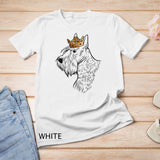 Scottish Terrier Dog Wearing Crown T-Shirt