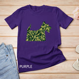 Scottish Terrier Scottie Dog Lover Camouflage Gift T-Shirt