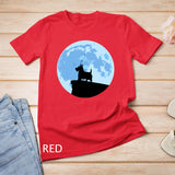 Scottish Terrier Scottie Dog Moon Silhouette T-Shirt
