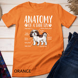 Shih Tzu Dog Anatomy Shih Tzu Lover T-Shirt