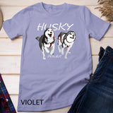 Siberian Husky Power Awesome Cute Husky T-Shirt