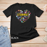 Steminist Womens Rights Physics Science Valentine Gift T-Shirt