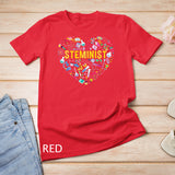 Steminist Womens Rights Physics Science Valentine Gift T-Shirt
