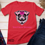 Sugar Pug Dog Breast Cancer Awareness Day Of The Dead Pug Lover T-Shirt