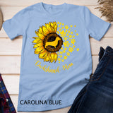 Sunflower Dachshund Mom Dog Lover Dachshund T-Shirt