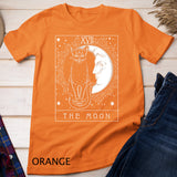 Tarot Card Crescent Moon And Cat Graphic T-Shirt