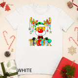 Teacher Squad Reindeer Funny Teacher Christmas Lights Xmas T-Shirt