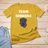 Team Schnoodle Cute Dog Lover Pawprint T-Shirt