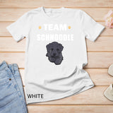 Team Schnoodle Cute Dog Lover Pawprint T-Shirt