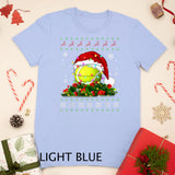 Tennis Ugly Sweater Christmas Pajama Lights Sport Lover T-Shirt