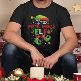 The Postal Worker Elf Christmas Elf Costume Lover Family T-Shirt