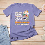 There Was A Girl Who Loved Books Guinea Pigs Book Lover Gift T-Shirt