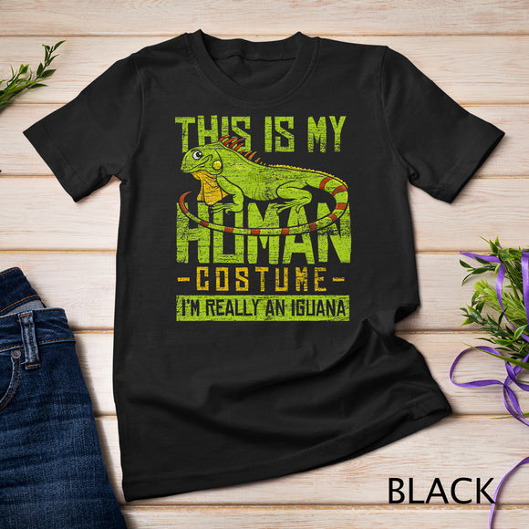 This Is My Human Costume I'm Really An Iguana T Shirt