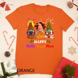Three Gnomes Halloween Merry Christmas Happy Hallothanksmas T-Shirt