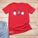 Three Gnomes Holding Hearts Valentines Boys Girls Kids Gift T-Shirt