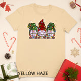 Three Gnomes Shirt Men Women Buffalo Plaid Red Christmas T-Shirt