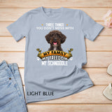 Three Things You Don't Mess With Schnoodle Dog Lovers Premium T-Shirt