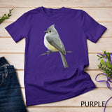 Tufted Titmouse Bird Long Sleeve Bird Lover T-Shirt