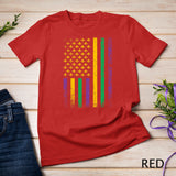 US Flag Mardi Gras T-Shirt