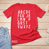 Valentine's Day ABC I Love You Heart Teacher Gift Kids Boys T-Shirt