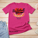 Valentine's Day Basketball Is My Valentine Retro Basketball T-Shirt