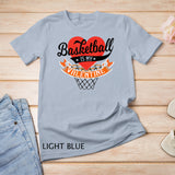 Valentine's Day Basketball Is My Valentine Retro Basketball T-Shirt