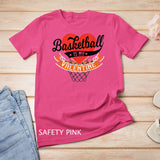 Valentine's Day Basketball Is My Valentine Retro Basketball T-Shirt