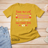 Valentines Day Pregnancy Announcement Shirt Baby Reveal T-Shirt