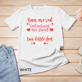 Valentines Day Pregnancy Announcement Shirt Baby Reveal T-Shirt