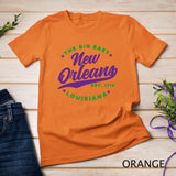 Vintage New Orleans Louisiana The Big Easy Color Text T-Shirt