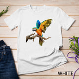 Vintage Parrot Love Cute Birds T-Shirt Gift women girls men T-Shirt