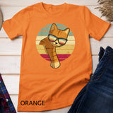 Vintage Style Orange Cat Sunglasses Tabby Cat Lover Gift T-Shirt