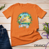 Vintage Tropical Sunset Beach Parrot Trip to Key West T-Shirt