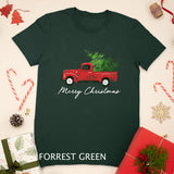 Vintage Wagon Christmas T-Shirt - Tree on Car Xmas Vacation T-shirt