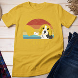 Womens Cute Best Beagle Mom Ever Retro Vintage Gift Puppy Lover T-Shirt