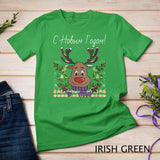 Womens Happy New Year 2023 Funny Reindeer Ugly Christmas T-Shirt
