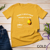 Womens Sun Conure Shirt, Good Coffee And Conure Parrot Bird V-Neck T-Shirt