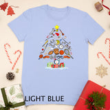 Y12n Physical Teacher Christmas Tree Merry Xmas PE Teacher T-Shirt