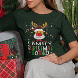 Family Christmas Reindeer Squad 2022 Team Pajama Xmas T-Shirt