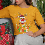 Family Christmas Reindeer Squad 2022 Team Pajama Xmas T-Shirt
